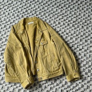 Madewell yellow Jean jacket
